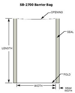 SB 2700 Series Metalized Barrier Bag